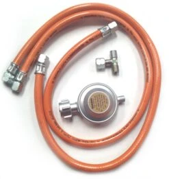 Gasanschlußset Druckminderer 50 Mbar 1,5kg/h