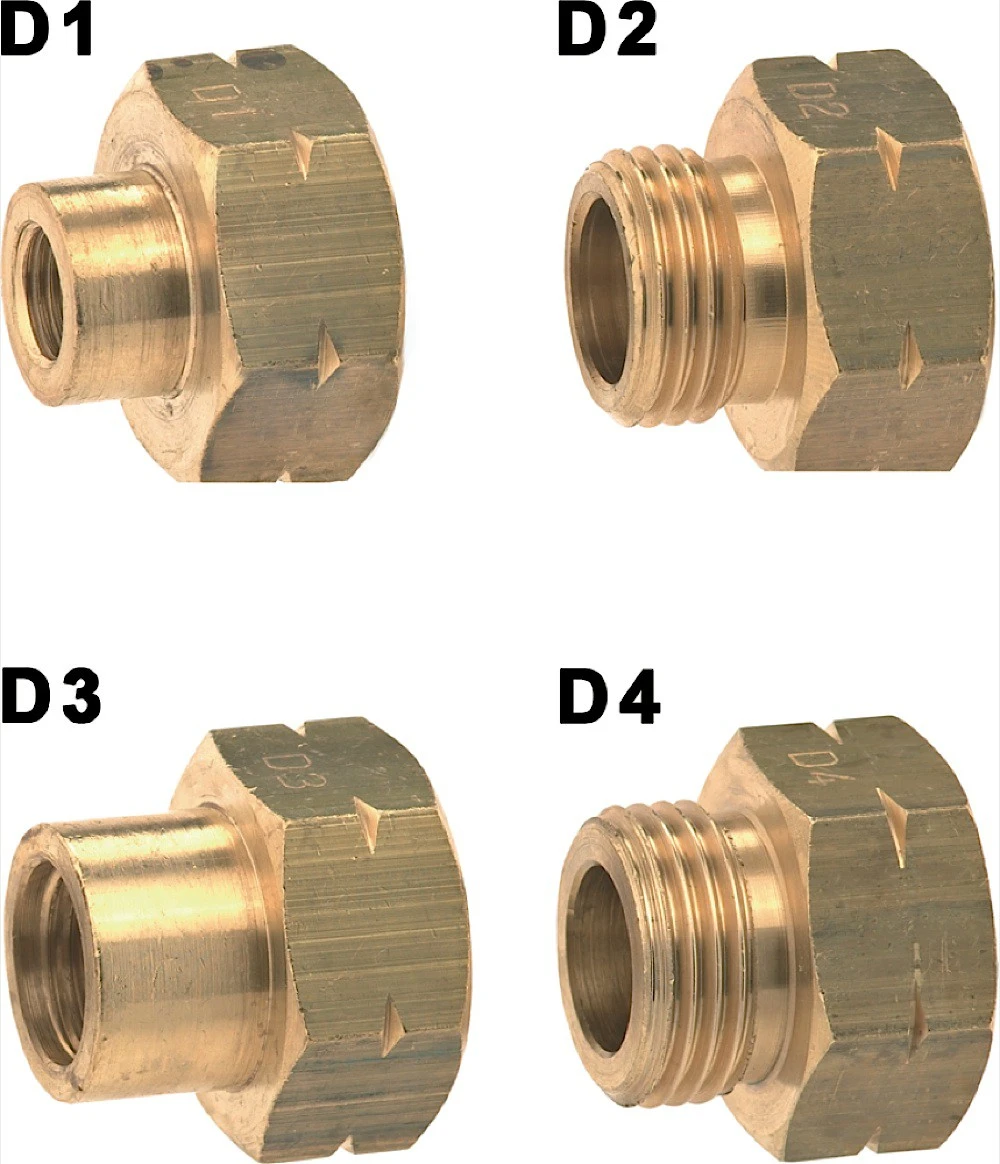 Euro-Füll-Set "D" Füll-Stutzen D1-D4 Im Kunststoff-Beutel 1 Euro-Füll-Set "D" Füll-Stutzen D1-D4 Im Kunststoff-Beutel