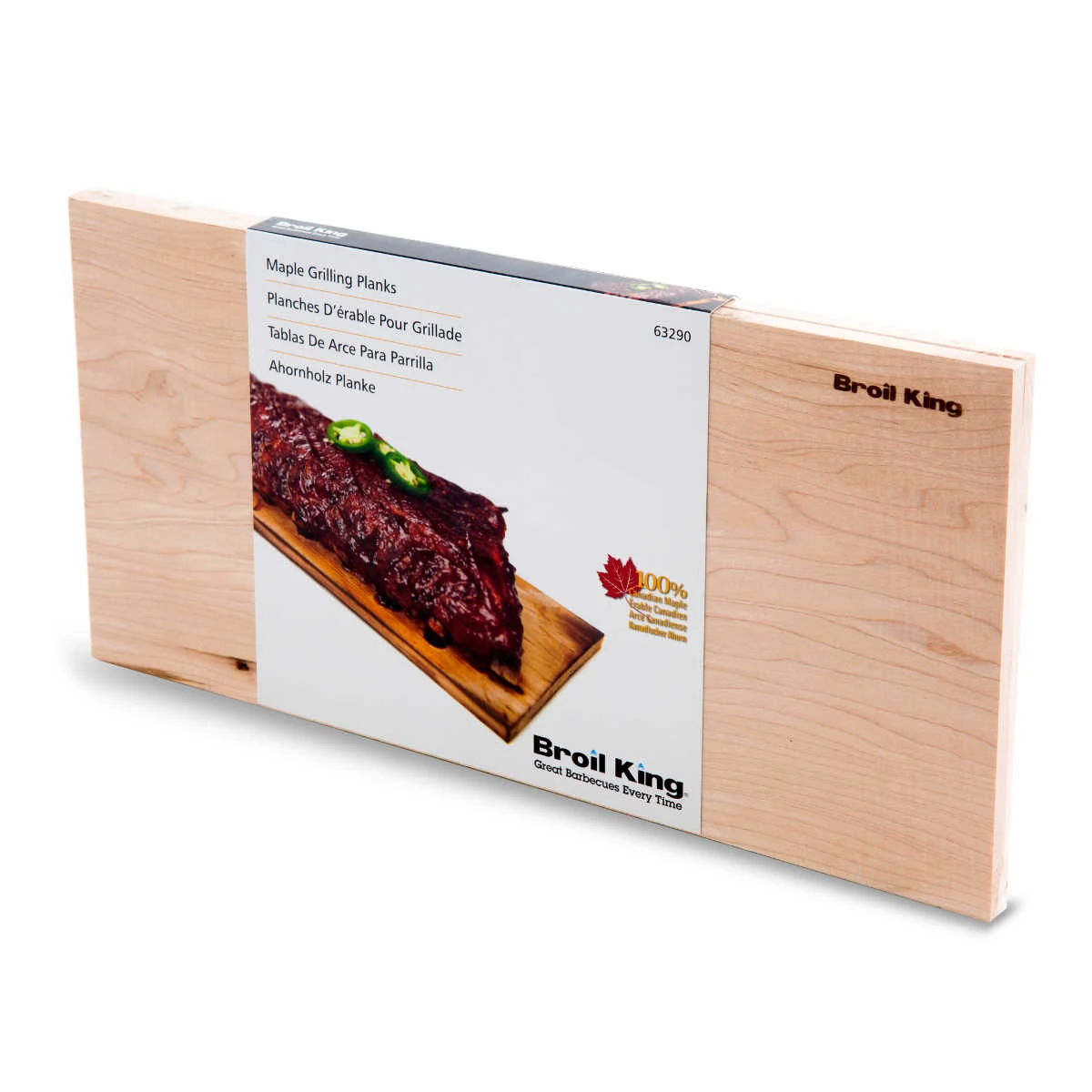 Broil King Ahornholz-Planke, 38 X 18,2 Cm 2 Broil King Ahornholz-Planke, 38 X 18,2 Cm – Bild 2