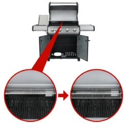 Napoleon || Santos || Broil King Verkaufsgeschäft 15 SANTOS S-401 Mit Seitenkocher, Edelstahl
